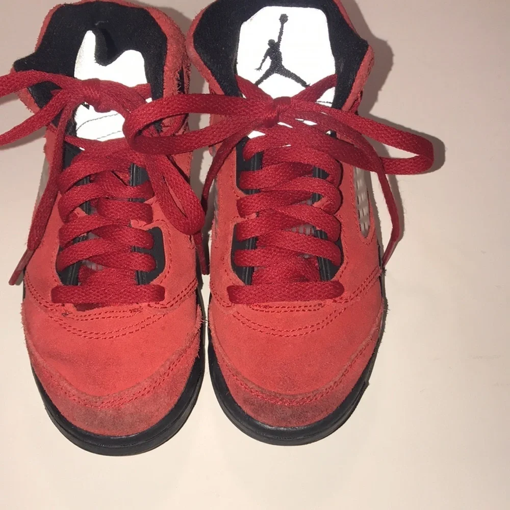 Boy’s Jordan 5 Retro Suede Sneakers